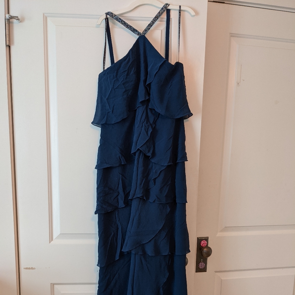 Daymor Couture halter tiered gown size 12